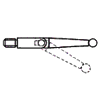 Ruby ball styli, angle design, for DEA / M4x.5